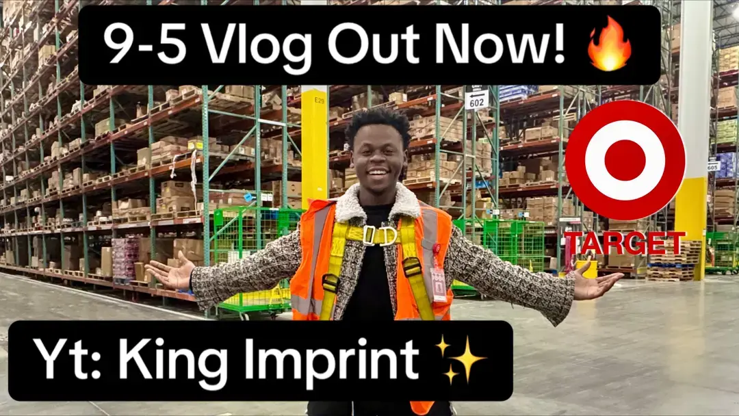 1 MILLION Subscribers I Work a 9-5 If you watch my Youtube videos I literally encourage you that you CAN grow on youtube while I am WITH a 9-5, no matter where you're at in life Have the faith to PUSH through I want everyone to WIN! 🙏🏽❤️God needed to slow me down to show & teach me things and l'm blessed to have been able to have experienced the things I have, full video on Yt: King Imprint (link in bio! And Don't skip my ads! 🤣) #dayinthelife #workvlog #warehouse #warehouselife #microinfluencer #newyoutuber