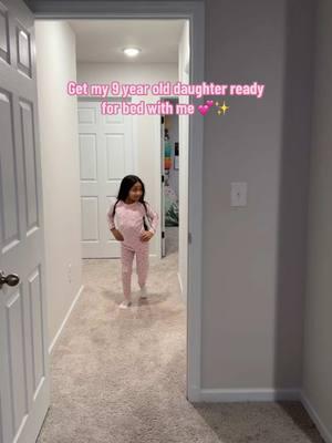 Get my 9 year old daughter ready for bed with me 💕✨ #daughter #momandaughter #fypシ゚viral #viral #viralvideo 