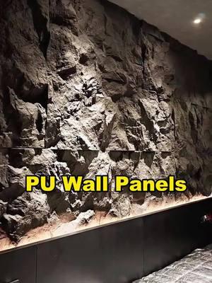 Want to create a high-end background wall? Try this PU wall panel, it will bring you different surprises. #pustone #artificialrock #pufauxstone #puwallpanels #wallpanels #buildingmaterials #walldesign #renovation #deco #harmercoverings 