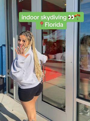 I think I’m ready to jump off a plane now 😂 #indoorskydive #florida #vacation 