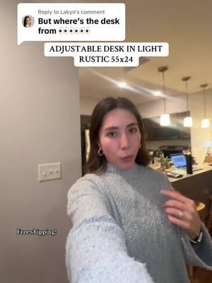 Replying to @Lakyn my favorite tiktok shop item of 2024 is this adjustable desk #desk @FEZiBO #adjustabledesk #electricdesk #wfh #wfhoffice #standingdesk #desktour #wfhsetup 