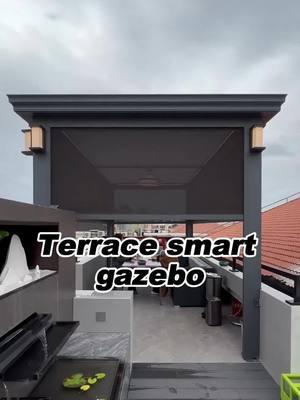 It is suitable for outdoor electric pavilions made of new aluminum profiles. #gazebo #gazebos #pergola #pergolas #aluminumpergola #aluminum #outdoor #deco #tottme #chinawindoors 