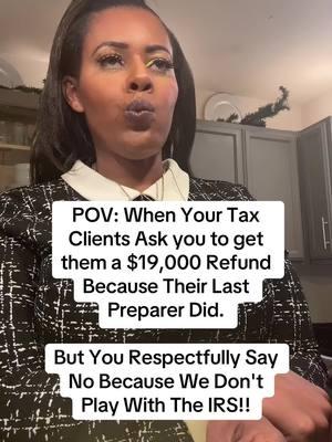 You do realize that playing with the IRS is a federal crime…oh ok get on out my face! #thekarkeliashow #taxprofessional #mauneyfamilymatters #refund #taxseason 