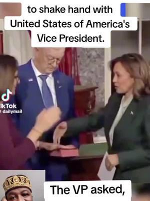 #duet with the dailymail #Just a US Senator's husband refuses to shake hands with the United States of America's Vice President #storytime #headlinenews #dailymail #topnews  #abcnews #gop #kamalaharris #tik #unbelievable #unamerican #fyi 