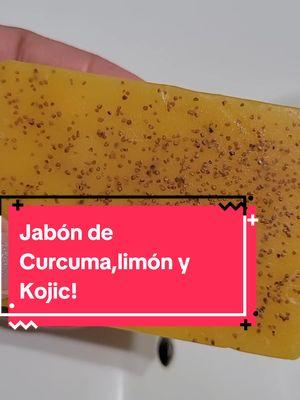 Jabón de Cúrcuma, limón y Kojic! #kojicacidsoap #kojic #jabondecurcuma #jabondelimon #turmericsoap #turmericskincare 