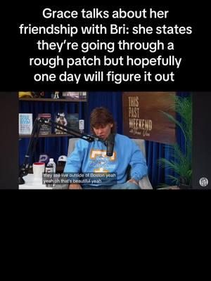 thoughts?  i hope grace & brianna do find their way back to being friends, if that’s what they both want #fyp #theovon #graceomalley #theovonclips #theovonmoments #theovonpodcast #briannachickenfry #briannachickenfryandgraceomally #friendshipbreakup #sad #tea #podcast #podcastclips #thispastweekend #thispastweekendpodcast #foryoupage 