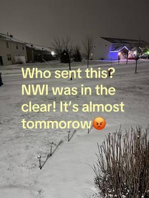 Who invited yall friend SNOW!  #nwi #northwestindiana 