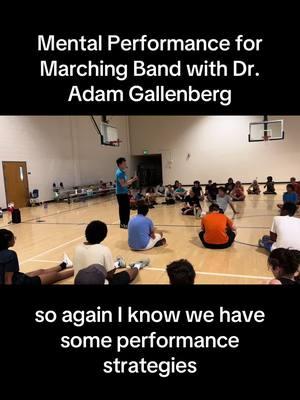 💯🥁 Check out this clip from our Sport Psychologist Dr. Adam Gallenberg. We teach alongside the team at Premier Sport Psychology to help marching bands improve mental performance and mental health. #marchinghealth #dci #wgi #marchingband #drumline #colorguard #bandnerd #bandgeek #drummajor #marchingbandlife #drumcorpslife #colorguardlife #drummer #drumming #injuryprevention #health #workout #pt #atc