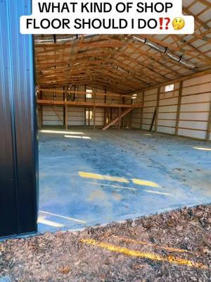 I WANT A SWEET SHOP FLOOR FINISH‼️ THOUGHTS⁉️😁 #shopbuild #dreamshop #shopbuilding #40x70shop #50x70shop #40x60shop #archersangling #dollarjerkyclub 