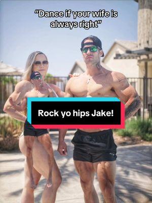 This is too funny 🤣 @Jake Stanek I had no idea you could move like that!!  #rockyohips #capcut #viggleai #bodybuilding #figurecompetitor #classicphysique #fitcouple #happywifehappylife 