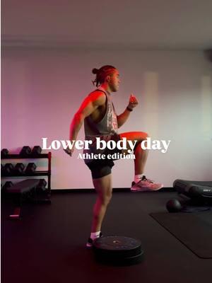 Hit legs with me like an athlete.  Full workout: 1. Glute bridge holds 2. Explosive step ups  3. Med ball snap down 4. Heavy step up 5. Hip mobility  6. Weighted db bridges   #lowerbodyworkout #lowerbody #lowerbodyworkouts #legday #explosivetraining #explosivelegday #legday #trainwithme #getfit #getlean #gym #fitness #heavylegs 