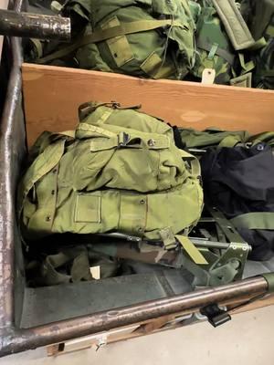 Vintage #alicepacks ready to go! #realarmynavy #omahassurplus #militarysurplus #ftworthtexas #milsurp #armysurplus #tactical 