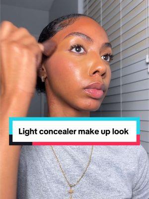 Natural make up look with my natural hair #lightmakeuplook #naturalmakeuplook #lightconcealer #brownskinmakeuplook #licensedcosmetologist #ceobonnie 