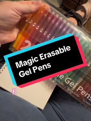 Shuttle Art Erasable Gel Pens are like magic! Erase or apply heat to erase and the ink disappears. Put it in the freezer for it to reappear. They write nicely as well. #lineon #shuttleart #erasablegelpens #backtoachool #gelpen #gelpens 