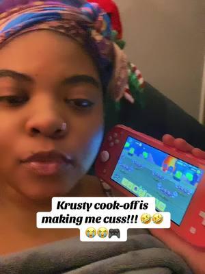 Baby this game here 😭😭🎮 #fyp #nintendo #nintendoswitch #nintendoswitchlite #spongebobkrustycookoff #cozygames #blackgirlgamer #GamingOnTikTok #chantewhite 