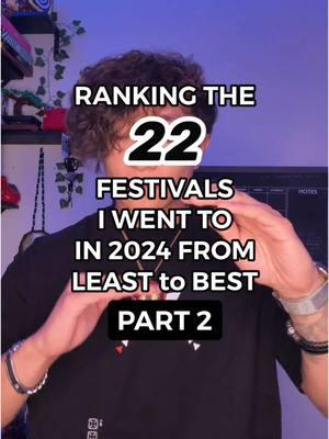 What was your favorite festival of 2024?? Here's Part 2 of me ranking the 22 festivals I went to in 2024 Disclaimer: All of these festivals are ranked based on my own opinions and experiences at these fests. NONE of these festivals are bad festivals, I've just had more fun at some than others. #ravetok #raversoftiktok #edm #festivals #bassbae 