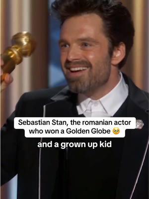 I started to cry when I heared his words! 🥹 I am a romanian, that moved to LA and when I hear "Romania, I love you" in romanian was so emotional! #SebastianStan 