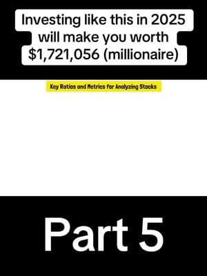 Do you want to live like a millionaire? It all start with investing choices today! #millionaire #investing #stocks #dividendstocks #money #fyp 