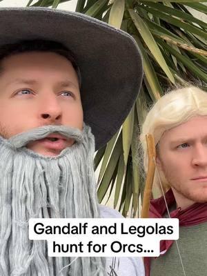 Gandalf and Legolas are back doing….Gandalf and Legolas things #gandalf #legolas #lotr #lordoftherings 