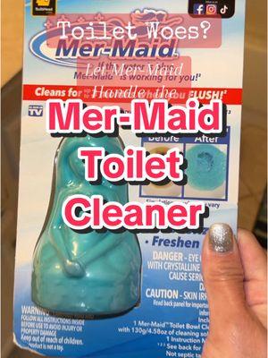 Mer-Maid - your toilet’s new best freshing friend!  #mermaid #toiletcleaner #freshtoilet #toiletcleaning #lazycleaning #tiktokshopfinds #NewYearNewAura 