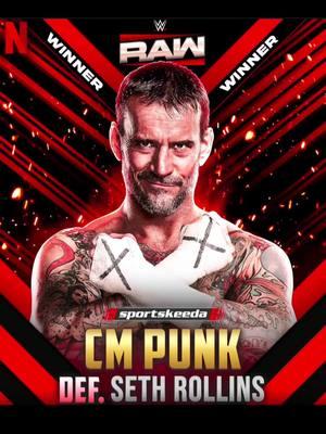 Cm Punk Defeat Seth Rollins at Main Event Raw Live On Netflix!  #WWE #wwereact #react #reaction #professionalwrestling #WrestleMania #wrestlemania41 #netflix #ple #premiumliveevent #netflixsports #cmpunk #sethrollin 