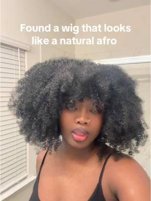 I bet you wouldn’t have known if I didn’t say anything @Luoyudu #afrowig #curlywig #naturalwigs #natural 