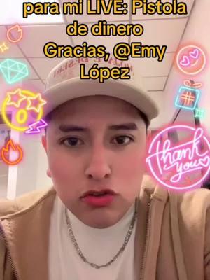 Uno de los mejores Regalos en mi LIVE. ¡Emy López, gracias por apoyar mi contenido!@Emy López #livegift #moneygun #pistoladedinero no me sale el dragón 🥹