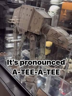 So what’s the correct way to pronounce AT-AT? 🤔 #atat #starwars 