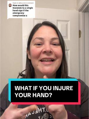 Replying to @alpha.cody Thanks for the great question! 🚨Want to learn more emergency-related signs? Join my Emergency ASL Workshop! In just 90 minutes, you'll master essential emergency signs and phrases - perfect for beginners! Available on-demand basically for the price of lunch!. Limited spots - grab yours through the 🔗 in bio! 👆 #learnsignlanguage #AmericanSignLanguage #SignLanguage #ASL #EmergencyASL #deafawareness #signlanguagelearning #nonverbalcommunication #communicationskills #ASLforEmergencies #emergencyassistance #emergencypreparedness #accessibility #emergencyservices 