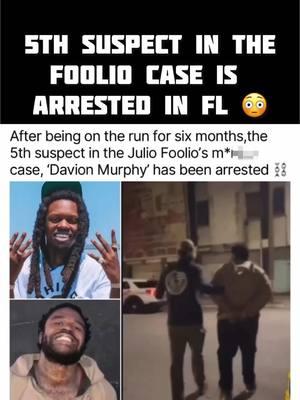 5th suspect in the Foolio case has been arrested in Jacksonville, Florida 😳 #foolio #juliofoolio #floridarapper #longervideos #fyp 