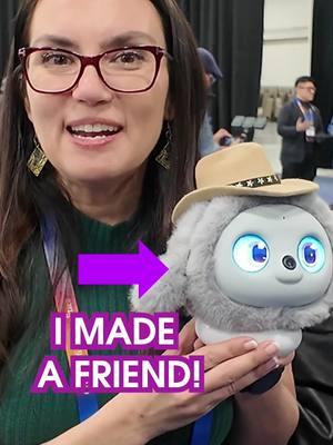 Thoughts on Ropet? So cute, so soft, so responsive #ces2025 #robotpet #cuteorcreepy #weirdtech 