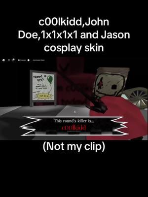 #fypage #fandom #meme #robloxfyp #forsaken #roblox #robloxhorror #robloxhorrorgame #horror #johndoe #1x1x1x1 #c00lkidd #jason 