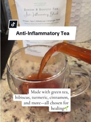 My Renew & Restore Anti-Inflammatory Tea is perfect after a long day! Packed with ingredients to calm inflammation, boost recovery and supports wellness. 🌿☕  #AntiInflammatoryLiving #HealingThroughTea #AntiInflammatoryTea #antiinflammatory#NaturalWellness #HolisticHealing #InflammationSupport #TeaLovers #HealthTips #WellnessJourney #SipToHeal #HolisticHealth #TeaBenefits #HealthyLiving #SelfCareRoutine #WellnessTea #MindBodyHealing