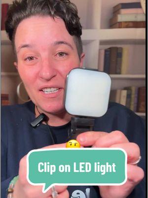 This clip-on LED light is a game-changer for content creators! 💡✨ Perfect for bright, flawless lighting on the go. Just clip it to your phone and shine! Highly recommend. 🙌 #ContentCreatorTools #LEDLightGoals #FlawlessLighting #TikTokFinds #CreatorEssentials #TikTokShop #FYP #ForYou 