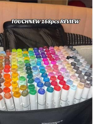 I know you see how vibrant these are!! I LOVE THEM & so will YOU! 🤭✨ #coloringtok #review #touchnewmarkers #coloringtok #alcoholmarkers #coloringbook #fyp 