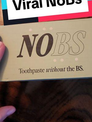 #nobstoothpaste #nobs # #remineralizingtoothpaste #travelfriendly #nofluoride #mexicanvanilla #ethnicandproud #momtok #dennisbunch #momacita #momshell #TikTokShop 