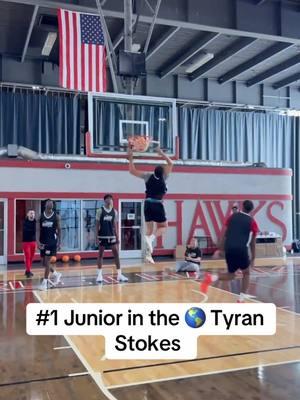 Tyran Stokes has a jumper that you have to respect, he attacks the rim with the best of them and is 6’7 - 6’8 with explosive movements #TyranStokes #BrickleyInvitational #Dunk #NextUp #FYP 