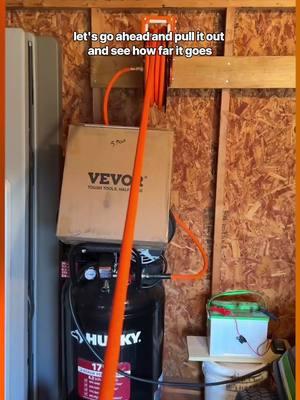 Tire of messy air hose around your workshop? ✨ #VEVOR #VEVORHomeImprovement #DIY #Tools #diyprojects #airhose #reels