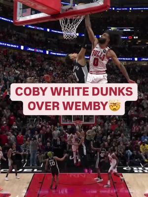 COBY WHITE DUNKED ON WEMBY I STILL CAN'T BELIEVE IT  #NBA #Chicago #chicagobulls #windycity #bullseye #bulls #fyp #wemby  #zachlavine #cobywhite  #lavine 