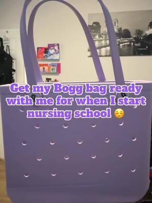 I know I’ll need more but it’s a start 🫶🏼 #nursingstudent #boggbag @BoggBags 