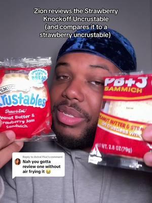 Replying to @Astral Flux I tried the strawberry one…. 😂 #dollartree #comedy #sammich #knockoff #random #uncrustable #sandwich #lol #laugh #lmbo #rotf #snacks #offbrand #dollartreefinds #dollarstorefinds @Smuckers @Uncrustables 