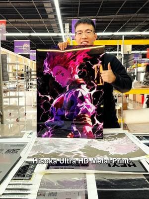 Hisoka Ultra HD Metal Prints🔥 #hisoka #hunterxhunter #anime #art #gift #wallart #manga #metaleks #poster #ultrahdposter #printing 