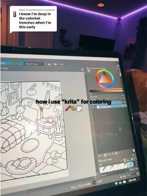 Replying to @aprilaurens for my people who didn’t want to buy $300 markers. free & easy 🩵 #cocowyo #coloringbook #digitalartist #krita #coloringapp #fyp #gardening #relax #calm #3am #wave2earth 