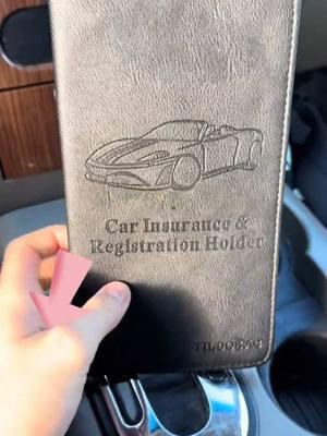 Car registration y Aceguranza card folder mantén organizado tus documentos de tu auto y que estén ala mano #carinsuranceholder #organizador #folder