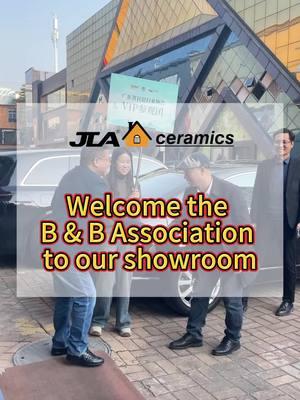 Welcome the B & B Association to our showroom! #tiles #walltiles #design #floortiles 