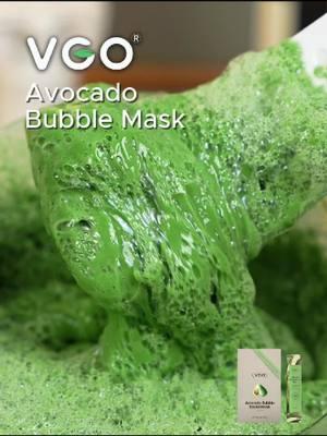 This foaming mask is really useful.#VGO #Avocadomask #Cleanpores #Skincare #Plainface HSR-08001