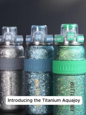 Hydrate in style. ✨#waterbottle #bottledjoy #hydration #bottlejoy #titanium #ti #TitaniumLife #