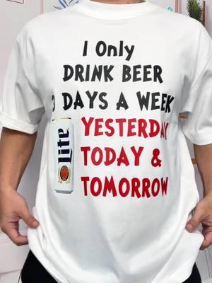 Drink Beer shirt #beer #lite #litebeer #funnyshirt #drinkbeer #viral #fyp 