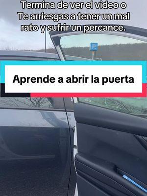 #aprende como #abrir la #puerta de tu #vehiculo sin golpear al vehículo del lado.