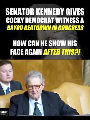 Senator Kennedy goes SCORCHED EARTH on cocky Democrat witness . . . #trump2024 #news #florida #trumprally #conservativenews #fypシ #fyp #conservative #trump #politics #republican #fypシ゚viral #trending #viralvideo #viral #today #candaceowens 